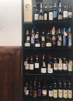 Our wines at NaturalMente in Varenna