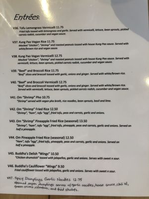 fully vegan menu at Delish in Temecula