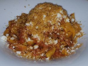 Bolognese pasta at Antonio's Kitchen in East London