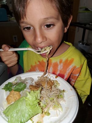 vegan vermicelli...wow, that dressing! at Al Pho in Santa Maria