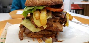 Beyond Animal burger at Next Level Burger - Potrero Hill in San Francisco