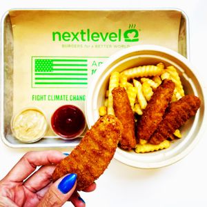 New! Beyond Meat Chicken Tenders - so good! at Next Level Burger - Potrero Hill in San Francisco