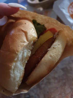 Chicken bacon ranch burger at Next Level Burger - Potrero Hill in San Francisco