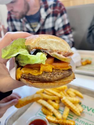 Classic cheeseburger   at Next Level Burger - Potrero Hill in San Francisco