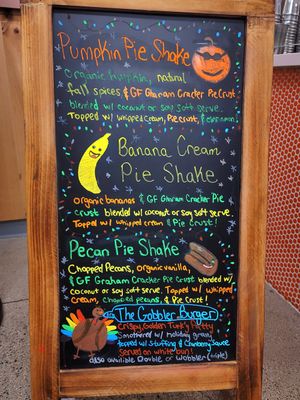 Seasonal menu November 2022 at Next Level Burger - Potrero Hill in San Francisco