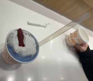 Limited time Organic Ocean Blue Banana Shake  at Next Level Burger - Potrero Hill in San Francisco