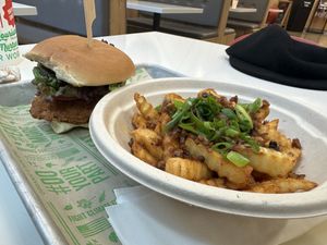 $11 for this small plate of fries for 2 people?  at Next Level Burger - Potrero Hill in San Francisco