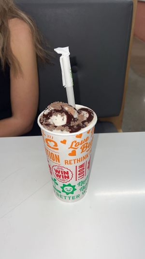 Mint Choc shake  at Next Level Burger - Potrero Hill in San Francisco