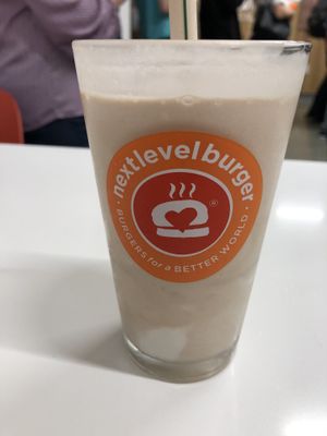 Chocolate shake  at Next Level Burger - Potrero Hill in San Francisco