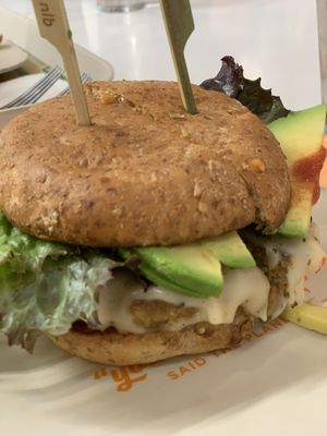 Quinoa burger 👌🏽 at Next Level Burger - Potrero Hill in San Francisco
