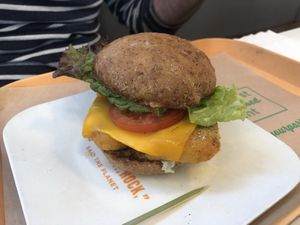 Fishless sandwich  at Next Level Burger - Potrero Hill in San Francisco