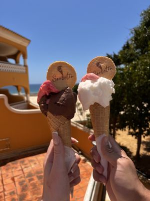   at Gelateria Sorbetto in Praia Da Rocha