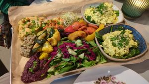 Breakfast tray at Baristinho in Aachen