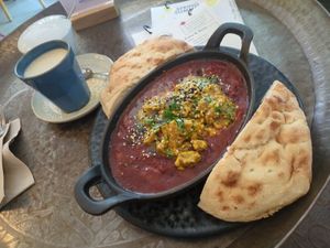 Vegan Shakshuka at Baristinho in Aachen