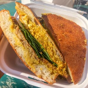 Breakfast Sammy at Sweetpea Baking Company in Portland