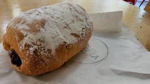 Chocolate croissant at Sweetpea Baking Company in Portland