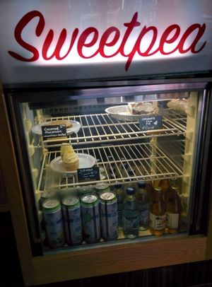 Goodie case at Sweetpea Baking Company in Portland