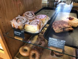 amazing cinnamon rolls at Sweetpea Baking Company in Portland