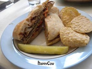 BBQ Seitan Panini Special at Sweetpea Baking Company in Portland
