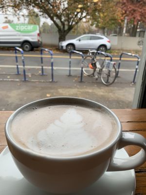 hot chocolate that won’t make you look like a kid while you drink it  at Sweetpea Baking Company in Portland