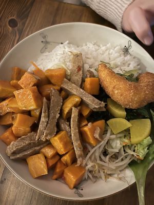 buddha bowl  at Le's Cyclo in Potsdam