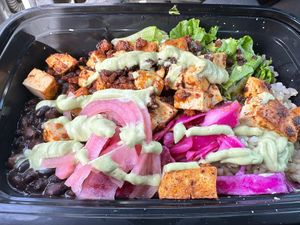 Vegan burrito bowl  #Veganuary at Thai Canteen in Davis