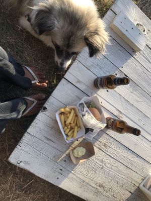 Vegan burger😄 at La Soluneta in Ovinana