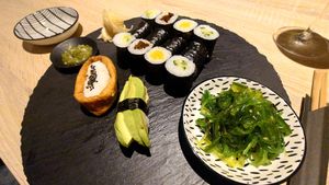 Ot-Suru set at Organic Sushi in Prague