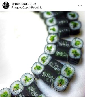 Kappa hosimaki  at Organic Sushi in Prague