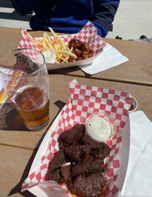BBQ popcorn chicken at Pret A Manger - Broadway & Thomas in New York City