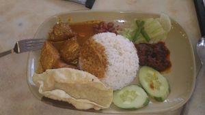 椰漿飯 at Cameleon Vegetarian Bean Curd in Kuala Lumpur