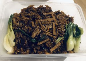 Claypot chicken   at Cameleon Vegetarian Bean Curd in Kuala Lumpur