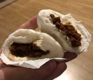 Cashew bao  at Cameleon Vegetarian Bean Curd in Kuala Lumpur