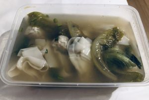 Wonton soup  at Cameleon Vegetarian Bean Curd in Kuala Lumpur