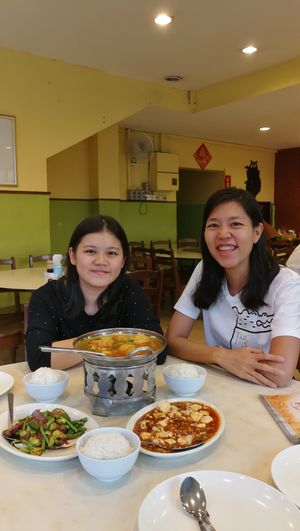 Dinner at Cameleon Vegetarian Bean Curd in Kuala Lumpur