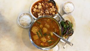 Dinner at Cameleon Vegetarian Bean Curd in Kuala Lumpur