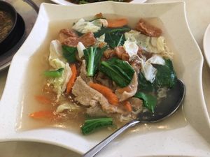 Mee hoon kuey teow at Cameleon Vegetarian Bean Curd in Kuala Lumpur