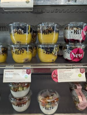Bowls (sweet) at Pret A Manger - 36th and 5th in New York City