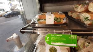 Rolls at Pret A Manger - 36th and 5th in New York City