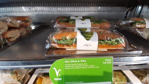 Baguettes at Pret A Manger - 38th and 6th in New York City