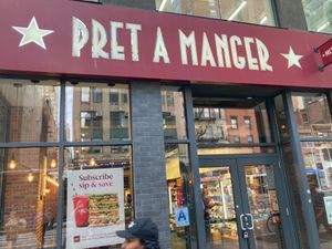 Front. at Pret A Manger - 39th and 8th in New York City