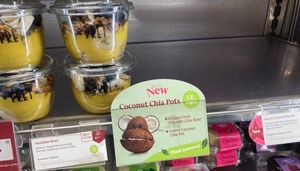 Vegan "pots" and bowls at Pret A Manger - Broadway in New York City