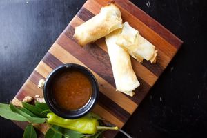 Vegetarian Feta rolls at G's Pizza - Howard Ave in New Orleans