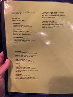 Menu  at G's Pizza - Howard Ave in New Orleans