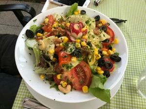 Mixed salad at Gran Sasso Pizzeria in Bingen Am Rhein