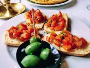 Bruschetta at Gran Sasso Pizzeria in Bingen Am Rhein