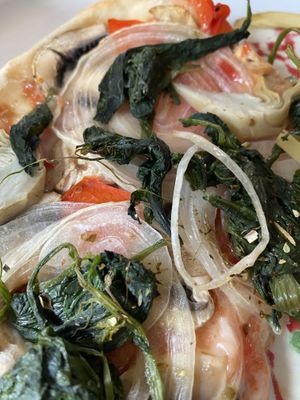 Pizza vegano  at Gran Sasso Pizzeria in Bingen Am Rhein