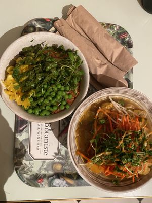 Bolognese and Moroccan stew at Le Botaniste - Soho in New York City