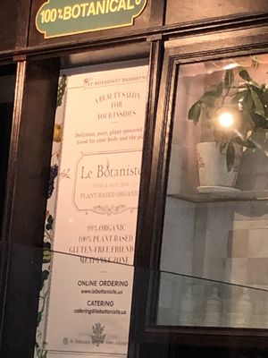 100% botanical, let the food be the medicine  at Le Botaniste - Soho in New York City