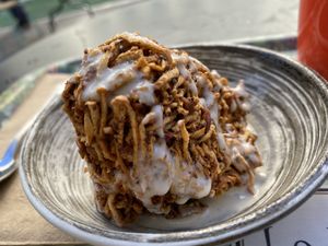 apple volcano  at Le Botaniste - Soho in New York City